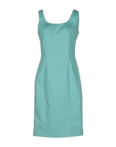 Anneclaire Knee-length Dress In Light Green