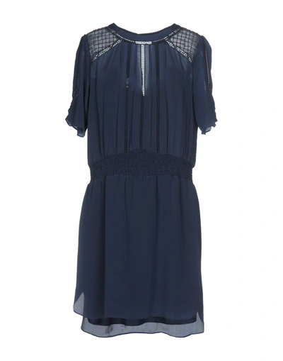 Karen Millen Short Dresses In Dark Blue