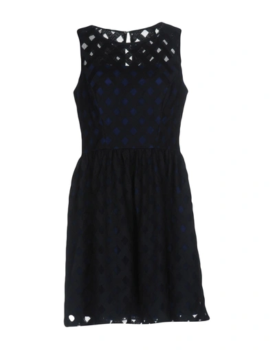Karen Millen Short Dresses In Dark Blue