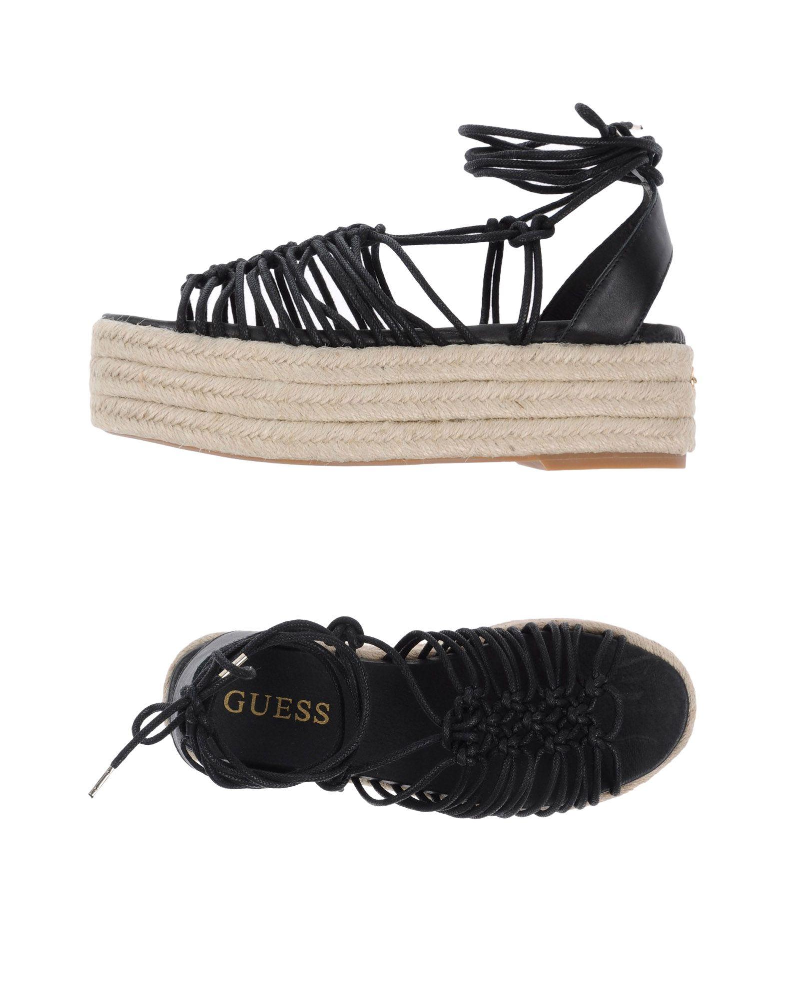 guess black espadrilles