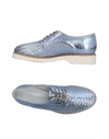 Alberto Guardiani Lace-up Shoes In Sky Blue