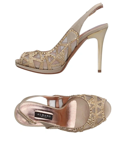 Albano Sandals In Beige