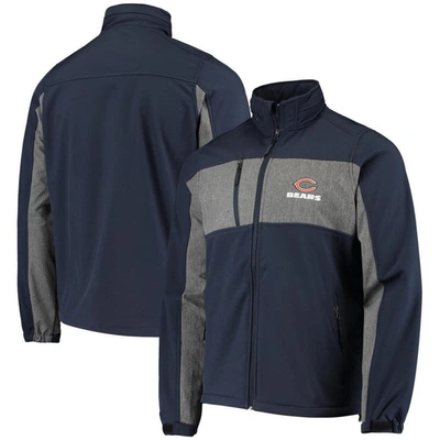 Dunbrooke Navy Chicago Bears Circle Zephyr Softshell Full-zip Jacket