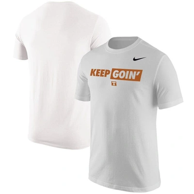 Nike Baseball College World Series Keep Goin' T-shirt In White