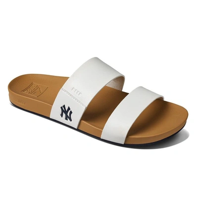 Reef New York Yankees Cushion Vista Sandals In White