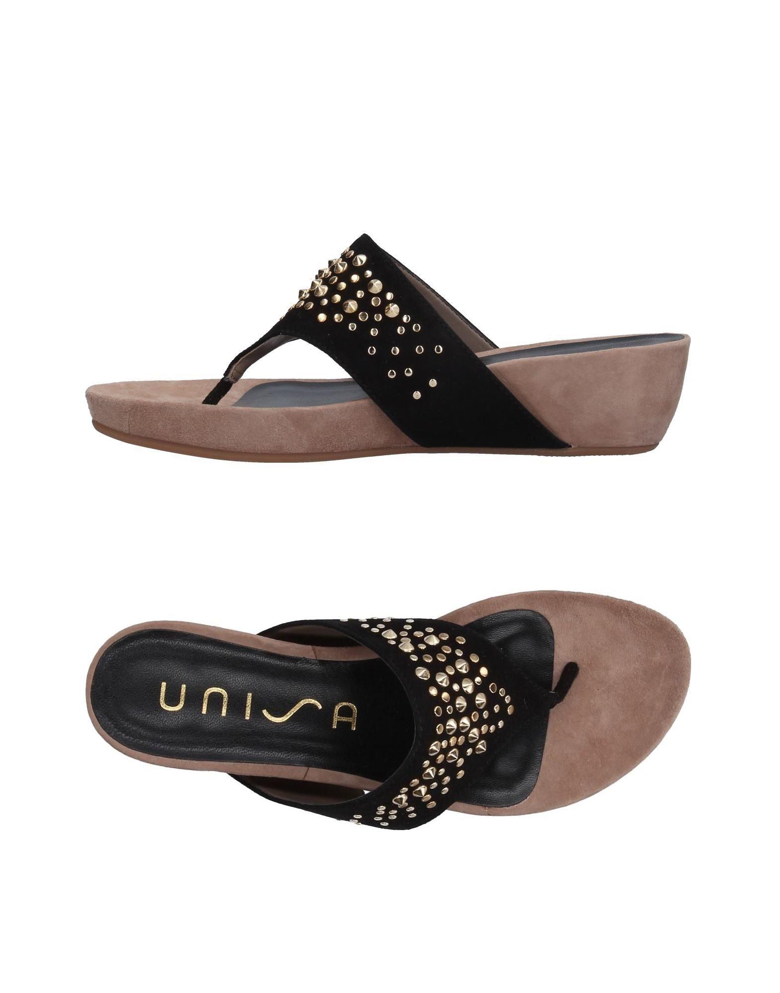 unisa flip flops black