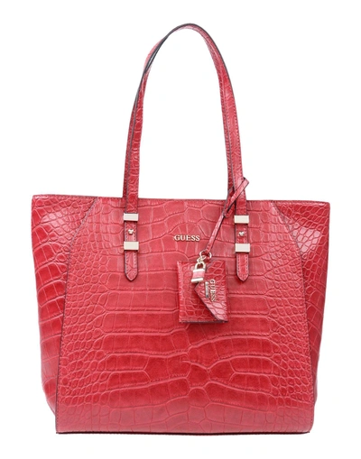 Guess Handbags In Red
