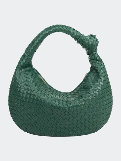 Melie Bianco Brigitte Large Shoulder Bag In Green