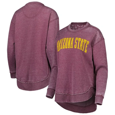 Pressbox Maroon Arizona State Sun Devils Vintage Wash Pullover Sweatshirt