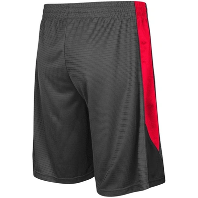 Colosseum Charcoal Rutgers Scarlet Knights Turnover Shorts