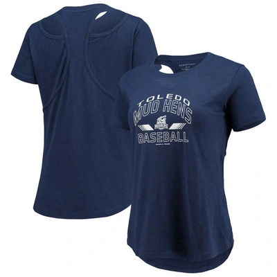 Boxercraft Navy Toledo Mud Hens Cut It Out T-shirt