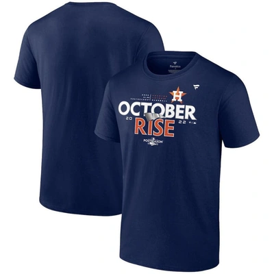 Fanatics Branded Navy Houston Astros 2022 Postseason Locker Room T-shirt