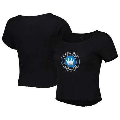 Boxercraft Black Charlotte Fc Baby Rib T-shirt