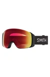 Smith 4d Mag 184mm Snow Goggles In Black / Chromapop Everyday Red