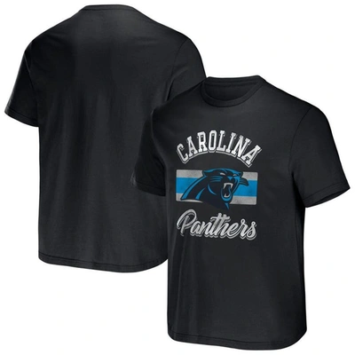 Nfl X Darius Rucker Collection By Fanatics Black Carolina Panthers T-shirt In Navy