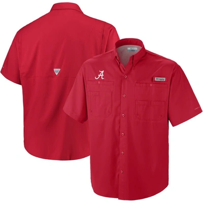 Columbia Crimson Alabama Crimson Tide Big & Tall Collegiate Tamiami Button-down Shirt
