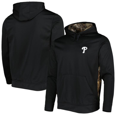 Dunbrooke Men's  Black, Camo Philadelphia Phillies Ranger Pullover Hoodie In Black,camo