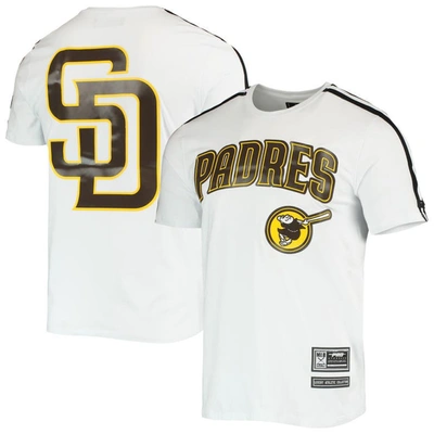 Pro Standard White San Diego Padres Taping T-shirt