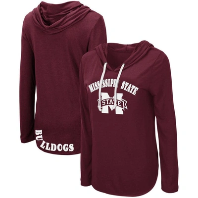 Colosseum Maroon Mississippi State Bulldogs My Lover Hoodie Long Sleeve T-shirt