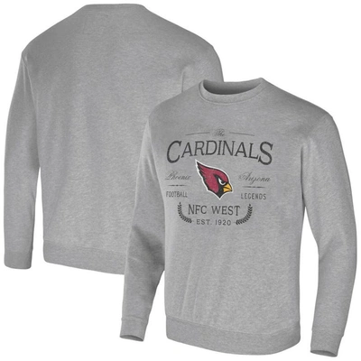 Nfl X Darius Rucker Collection By Fanatics Heather Gray Arizona Cardinals Pullover Sweatshirt