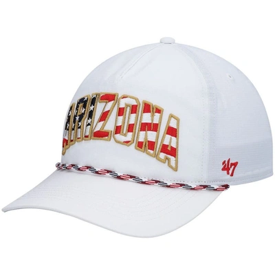 47 ' White Arizona Cardinals Hitch Stars And Stripes Trucker Adjustable Hat