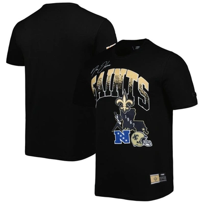 Pro Standard Black New Orleans Saints Hometown Collection T-shirt