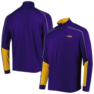 Columbia Purple Lsu Tigers Shotgun 2.0 Omni-wick Quarter-zip Jacket