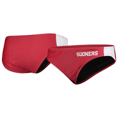 Foco Crimson Oklahoma Sooners Wordmark Bikini Bottom