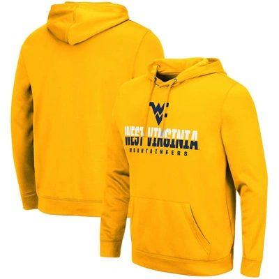 Colosseum Gold West Virginia Mountaineers Lantern Pullover Hoodie
