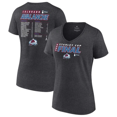 Fanatics Branded Heathered Charcoal Colorado Avalanche 2022 Stanley Cup Final Plus Size Own Goal Ros