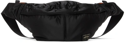 Porter - Yoshida & Co. Black Nylon Waist Bag In Black 10