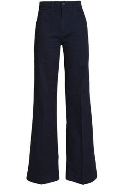 Victoria Victoria Beckham High-rise Flared Jeans In Navy