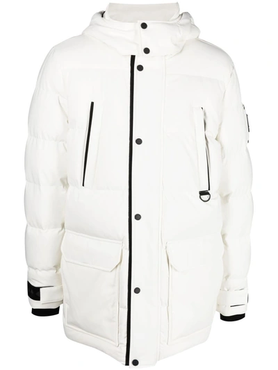Moose Knuckles Men's  White Other Materials Down Jacket