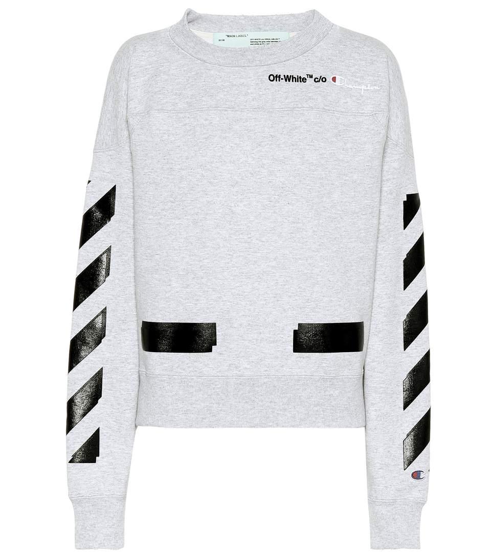 off white x champion sweatshirt