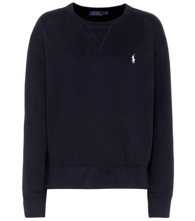 Polo Ralph Lauren Cotton-blend Sweatshirt In Blue