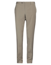Pt Torino Beige Cotton Blend Stretch Pants In Coloniale