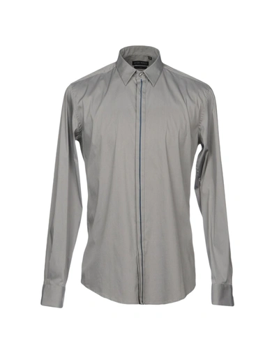 Antony Morato Solid Color Shirt In Grey