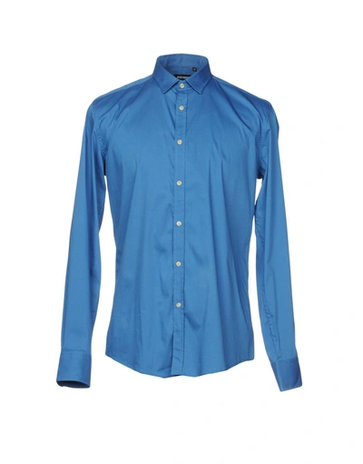 Antony Morato Solid Color Shirt In Blue
