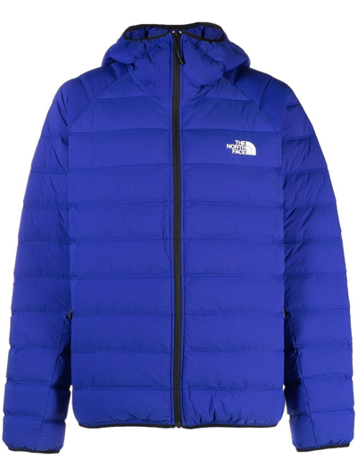 The North Face Rmst Down-padded Hooded Jacket In Blau