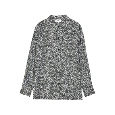 Celine Viscose Shirt In Grey