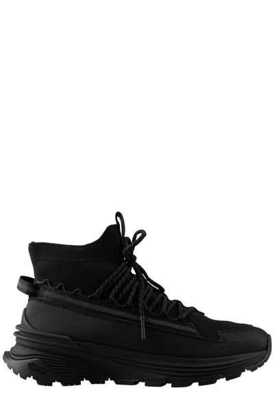 Moncler Monte Knit Runner Sneaker In Black