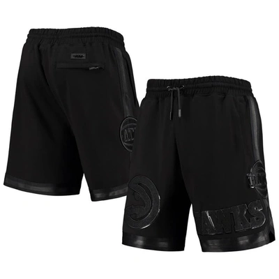 Pro Standard Atlanta Hawks Triple Black Gloss Shorts