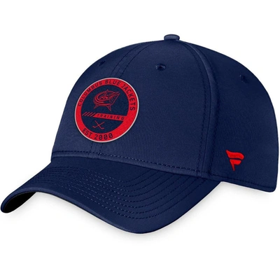 Fanatics Branded Navy Columbus Blue Jackets Authentic Pro Team Training Camp Practice Flex Hat