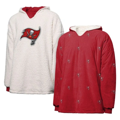 Foco Tampa Bay Buccaneers Repeat Print Reversible Hoodeez In Red