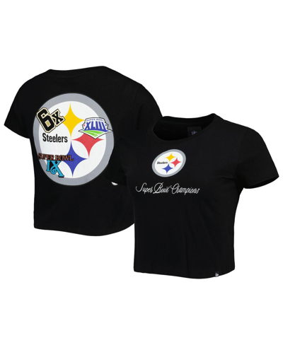 New Era Black Pittsburgh Steelers Historic Champs T-shirt