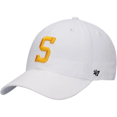 47 ' White Pittsburgh Steelers Team Clean Up Adjustable Hat