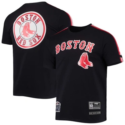 Pro Standard Men's  Navy, Red Boston Red Sox Taping T-shirt In Navy,red