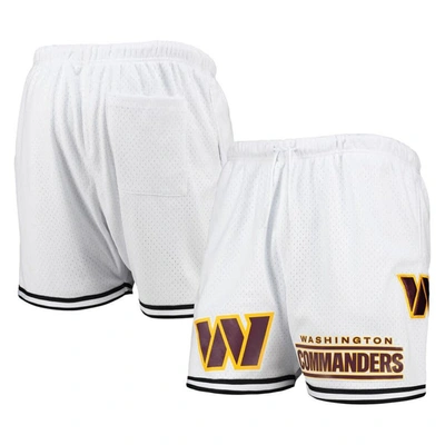 Pro Standard White Washington Commanders Mesh Shorts