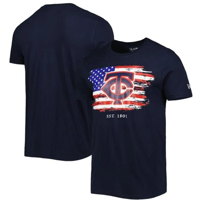 New Era Navy Minnesota Twins 4th Of July Jersey T-shirt