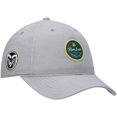 Black Clover Gray Colorado State Rams Oxford Circle Adjustable Hat